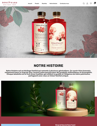 Roselward - Shopify store by Hamayoun Babar